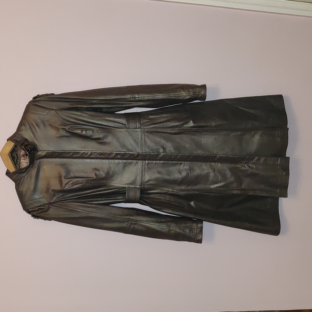 Brezza medium dry soft genuine leather coat
